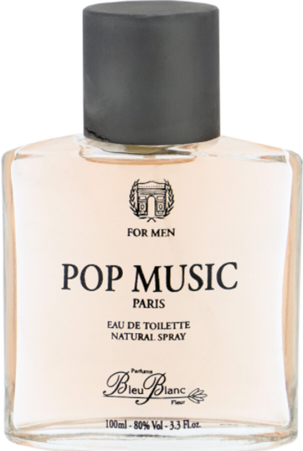 POP MUSIC MEN Eau de Toilette 100ml. Doos van 6 stuks