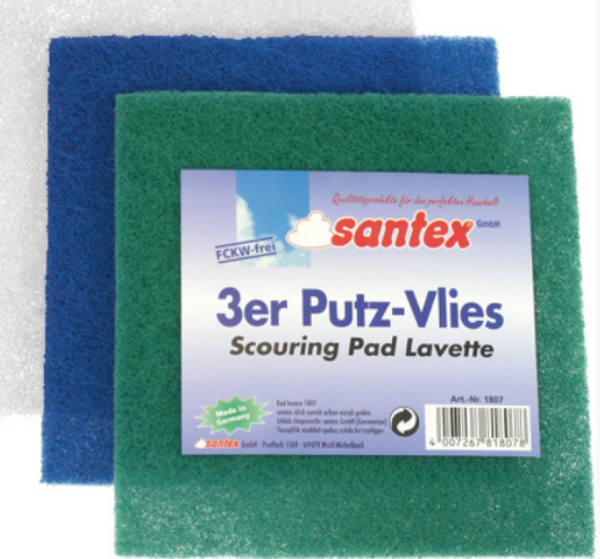 Santex Cleaning Fleece 3 Pack Universeel. Doos van 12 stuks