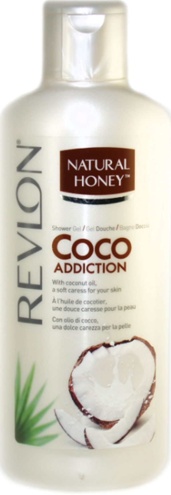 Revlon Naturel Honey Douchegel Coco Addiction 650ml. Doos van 12 stuks