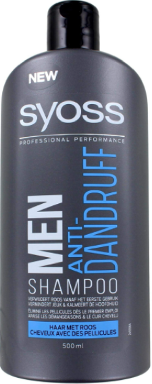 SYOSS Sha Men Anti-Dandruff 500ml. Doos van 6 stuks
