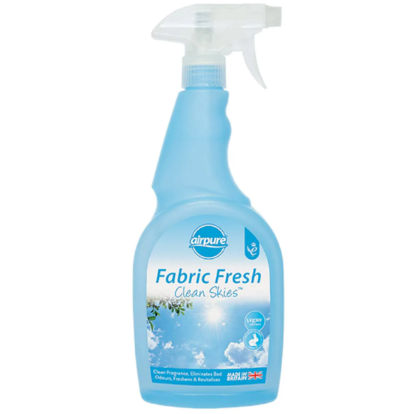 Airpure textiel verfrisser 750ml Clean Skies . Doos van 12 stuks
