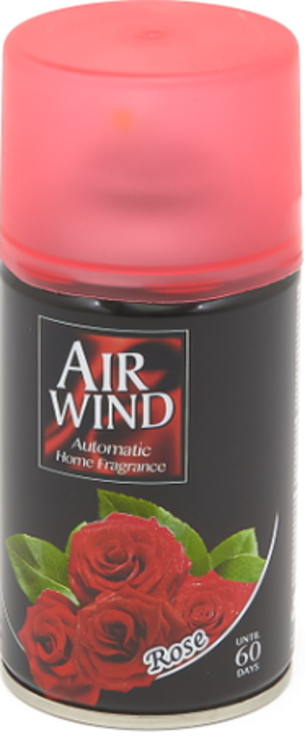 Airwind luchtverfrisser 260ml Rozen. Doos van 12 stuks