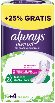 Always Discreet inlegkruisjes - gevoelige blaas – 20 stuks