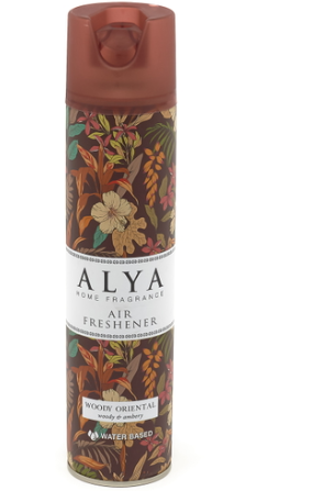 Alya luchtverfrisser 300ml Woody Oriental. Doos van 24 stuks