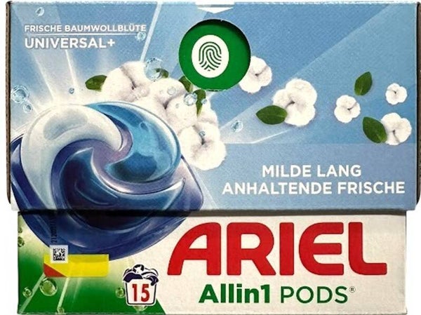 Ariel All-in-1 Pods Universal+  Frisse Katoenbloesem 15sc