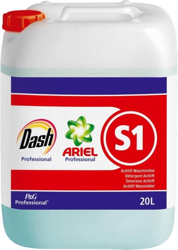 ARIEL Dash Professional Wasmiddel Regular 20L 400 wasbeurten.  Doos van 1 stuks  Stuksprijs: € 49,00
