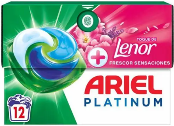 Ariel Sensaciones Wascapsules – 12 Wasbeurten. Doos van 4 stuks. Stuksprijs: €3,15