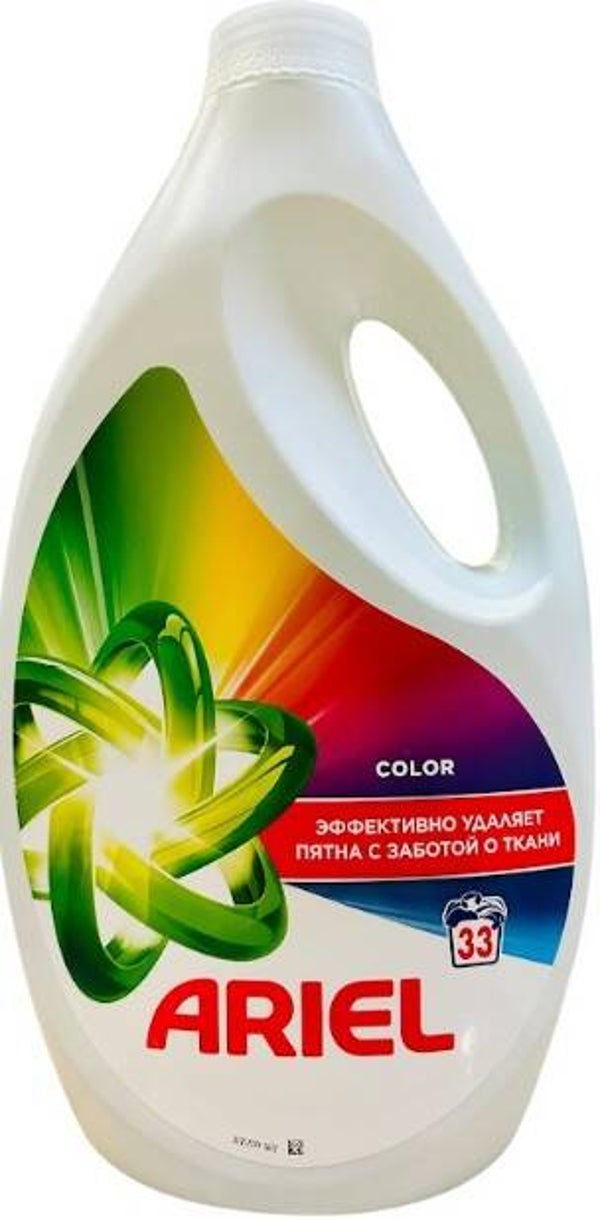 Ariel vloeibaar wasmiddel color 33sc 2.145L  Doos van 4 stuks  Stuksprijs: €5,82