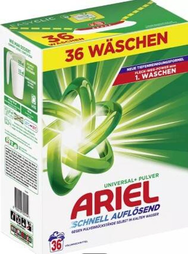 Ariel - Waspoeder Universal+ - 1,98 kg - 36 Wasbeurten