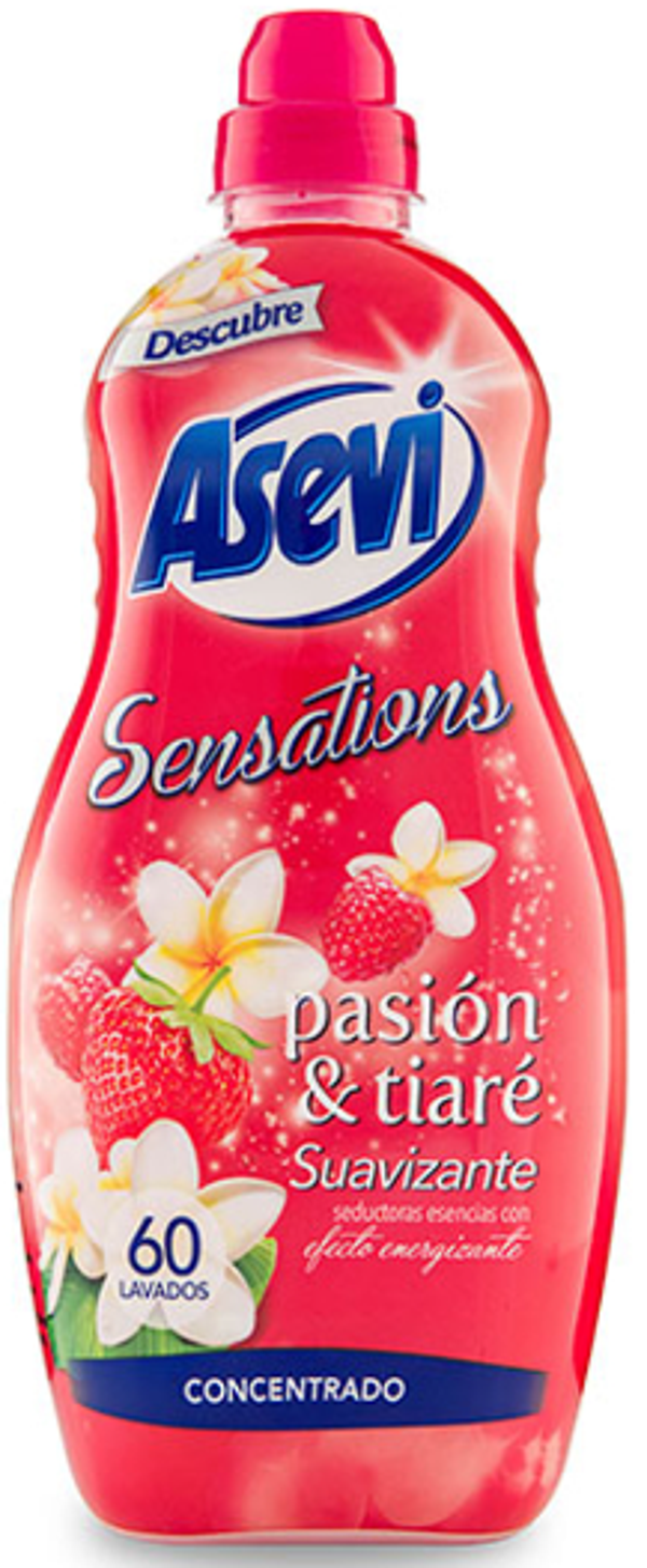 Asevi Geconcentreerde wasverzachter Sensations .Pasion & Tiare 1500ml
