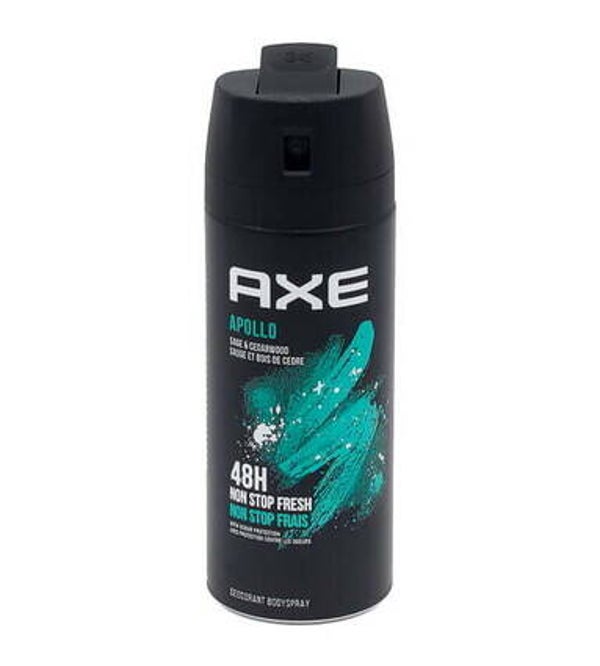 Axe Apollo Deospray 150ml. Doos van 6 stuks
