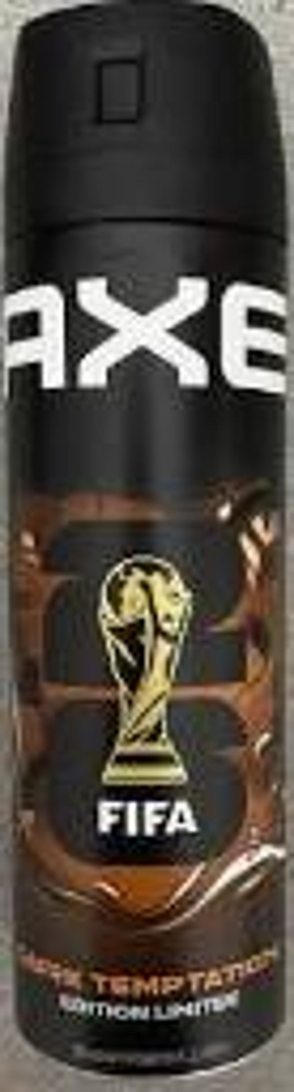 Axe FIFA Dark Temptation Deodorant Spray 150 ml.  Doos van 6 stuks  Stuksprijs: €2,20