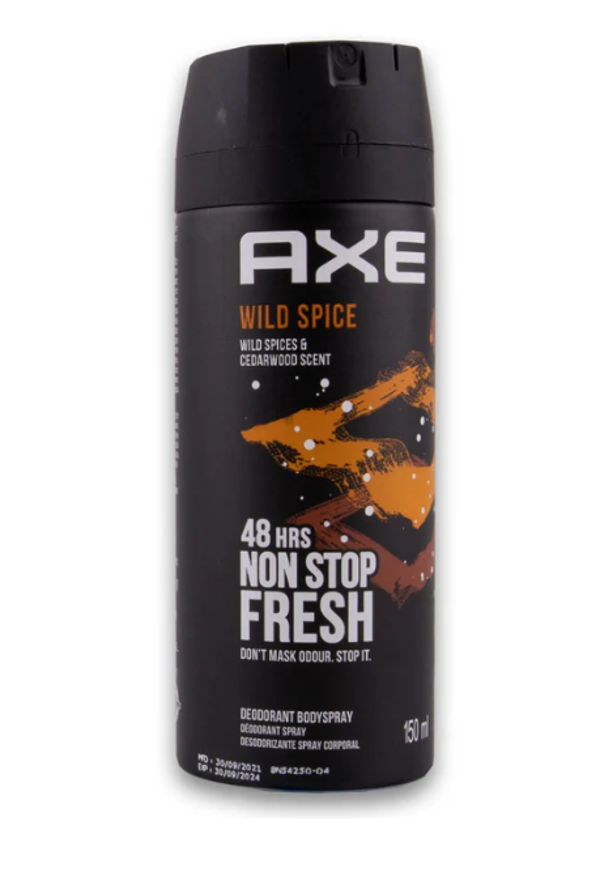 Axe Wild Spice Deodorant Bodyspray 150 ml. Doos van 6 stuks