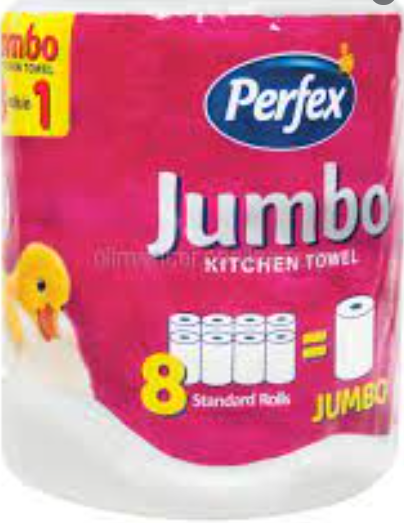 keukenrol Perfex Jumbo 1 stuk bundel 12st