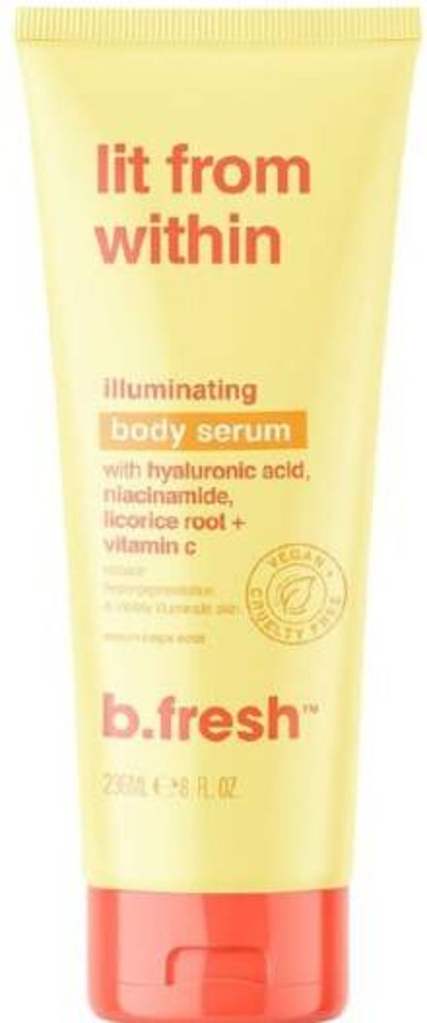 b.fresh body serum illuminating within 236 ml. Doos van 6 stuks. Stuksprijs: € 3,10