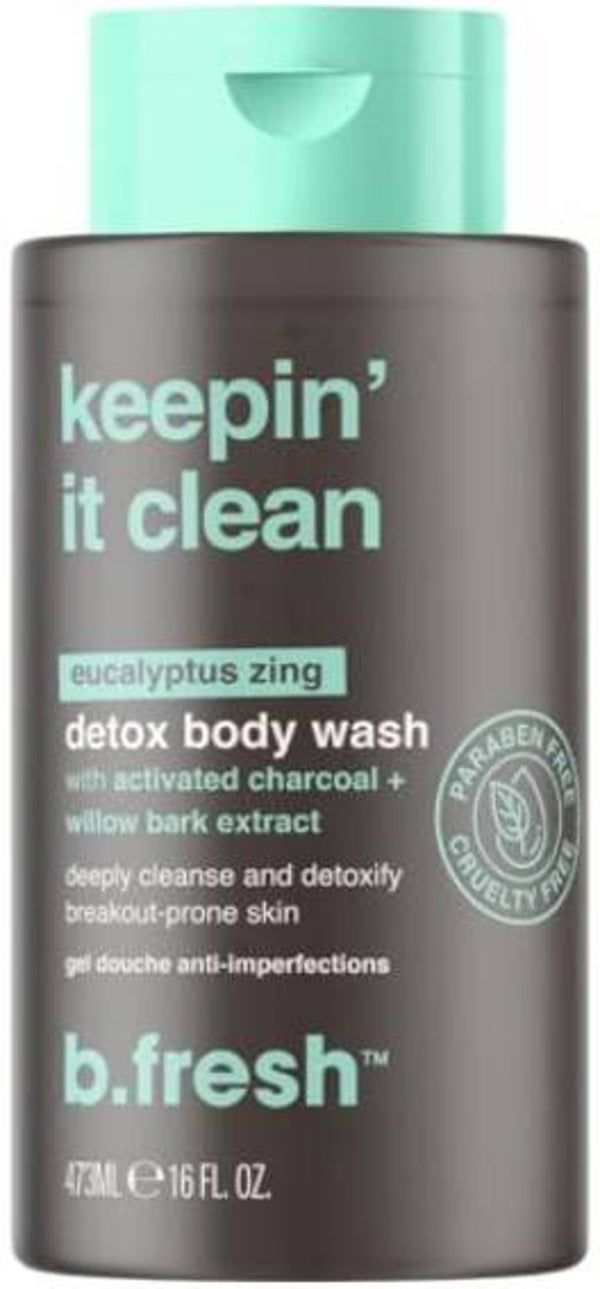 B.Fresh Keepin’ It Clean Detox Douchegel Unisex 473ml.  Doos van 6 stuks  Stuksprijs: €2,55