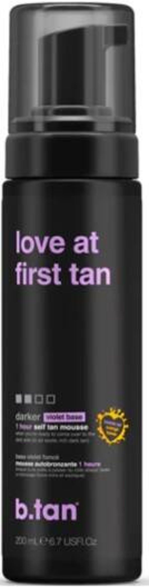 B.Tan Love At First Tan – Bronzing Zelfbruiner Mousse 200 ml.
