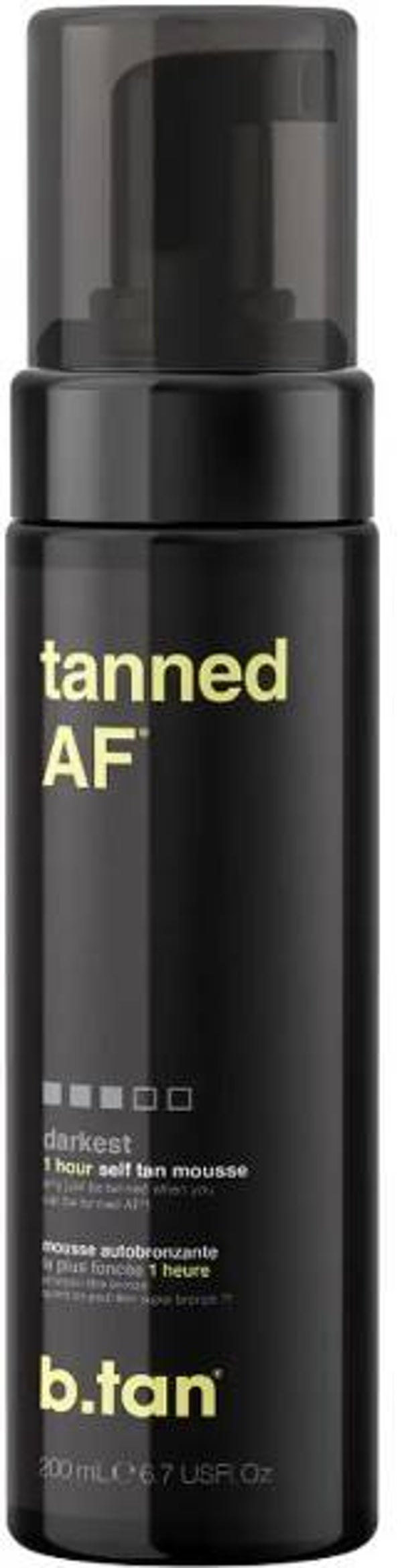 B.Tan Tanned AF 1 hour Zelfbruiner 200ml. Doos van 6 stuks. Stuksprijs: €5,90