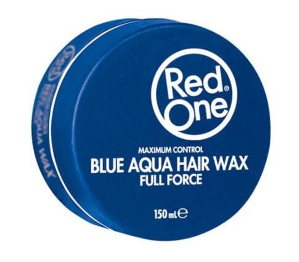 Red One Aqua Hair Gel Wax Blue 150m. Doos van 12 stuks