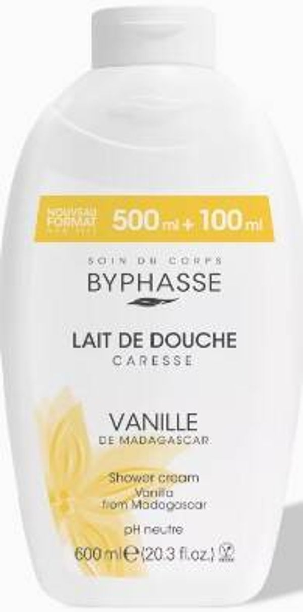 Byphasse Hydraterende Bad En Douchemelk 600ml Vanille. €1,75