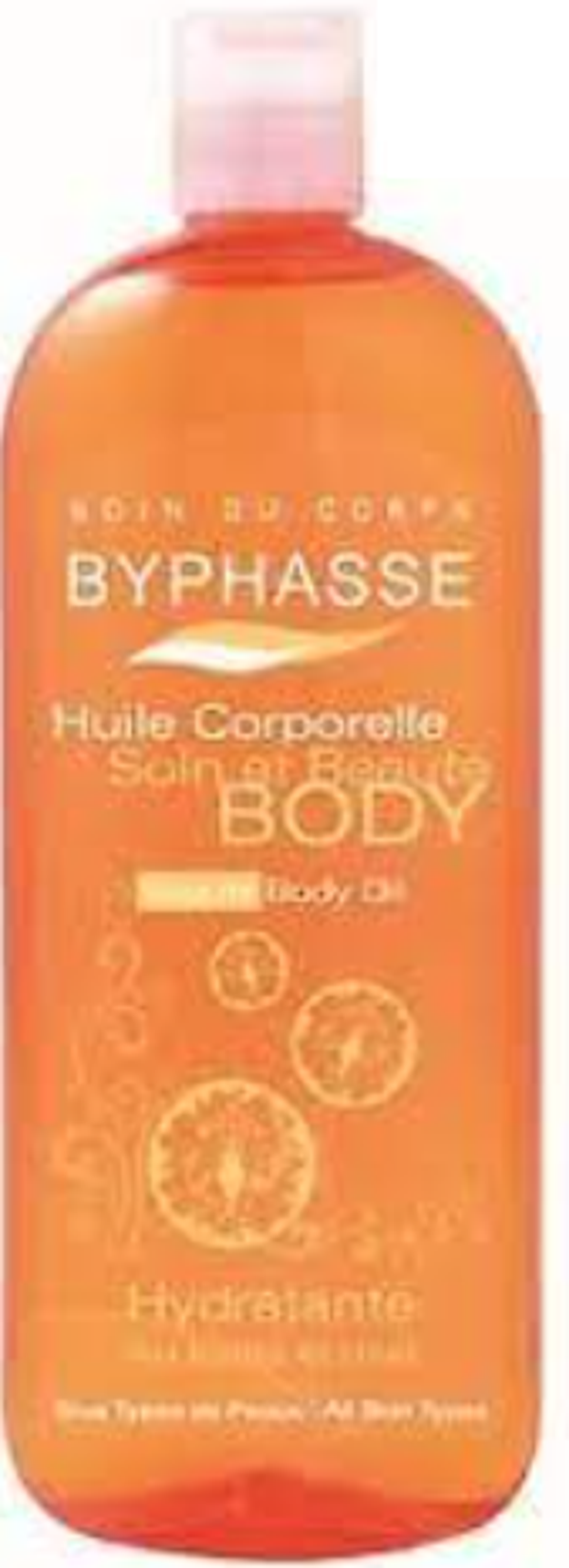Byphasse Beauty body olie shea boter en honing 400ml. Doos van 6 stuks