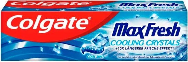 Colgate  MaxFresh Cooling Crystals.