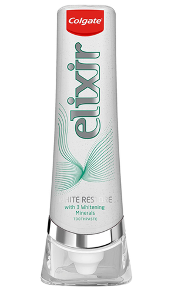 Colgate Elixir Whitening Tandpasta - White Restore. Doos van 6 stuks