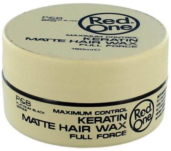 Red One Maximum Control Keratin Matte Hair Wax Full Force 150ml. Doos van 6 stuks