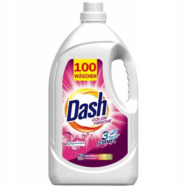 Dash Vloeibaar Wasmiddel Color Frische 100 Wasbeurten. Doos van 2 stuks