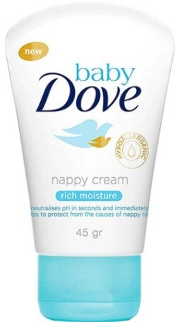 Dove Baby Nappy Cream 45g. Doos van 12 stuks. Stuksprijs: €0,80