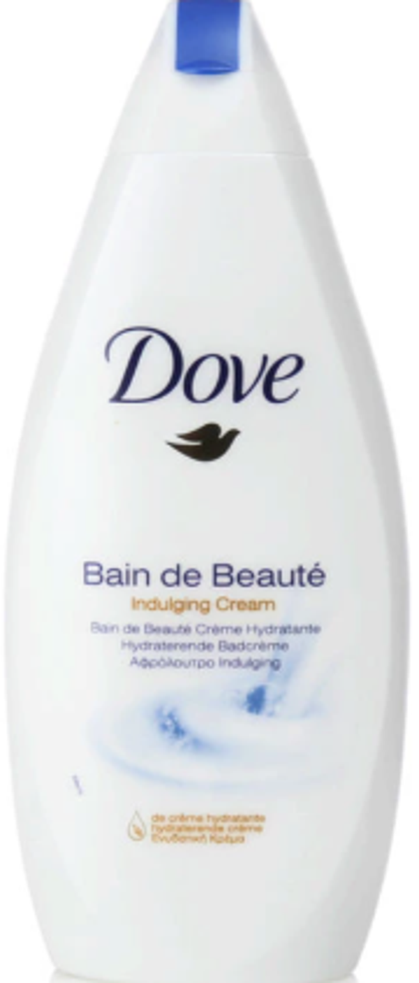 Dove Orignal Indulging Cream Verzorgend bad 500ml.  Doos van 6 stuks  Stuksprijs: €2,80