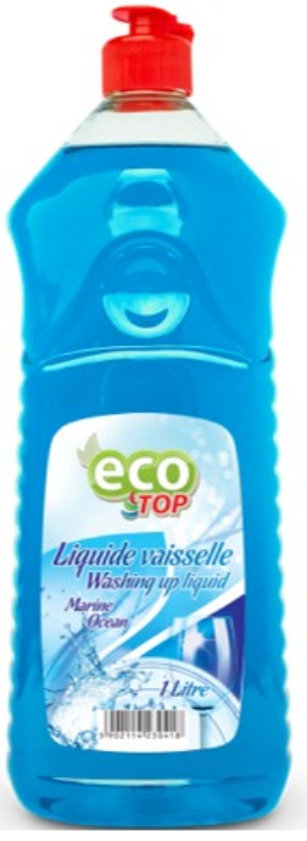 Eco Top – Afwasmiddel Ocean 1L, Doos van 12 stuks  Stuksprijs: €1,60