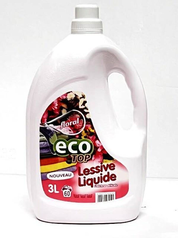 Eco Top Vloeibaar Wasmiddel Floral 3L 60 wasbeurten
