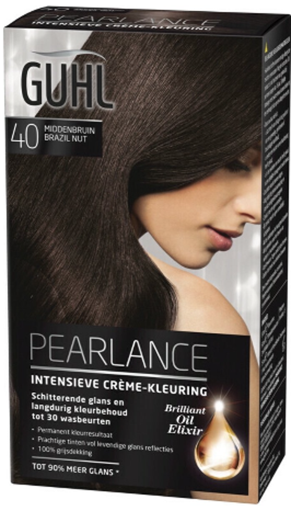 Ghul Pearlance Intensieve Crème Kleuring 40 Middenbruin, Doos van 3 stuks