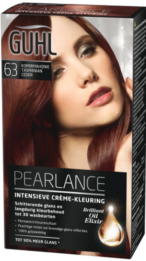 Ghul Pearlance Intensieve Crème Kleuring 63 Kopermahonie.  Doos van 3 stuks