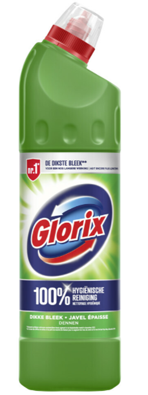 Glorix Bleekmiddel Dennen 750 ml, Doos van 15 stuks  Stuksprijs:€1,35