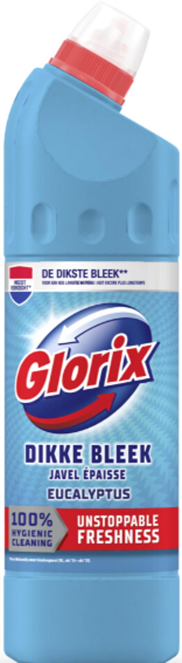 Glorix Bleekmiddel Eucalyptus 750 ml, Doos van 15 stuks, Stuksprijs:€1,35