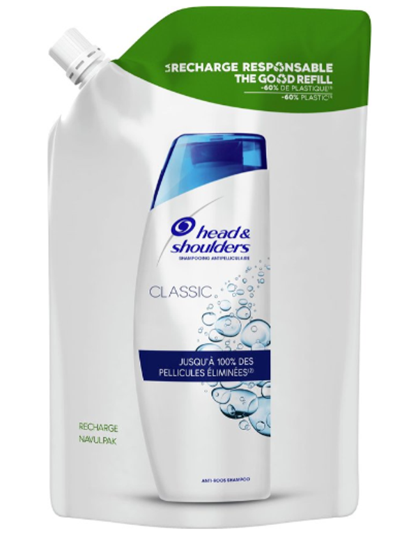 Head & Shoulders Classic 2in1 Anti-roos Shampoo 480ml. Doos van 6 stuks