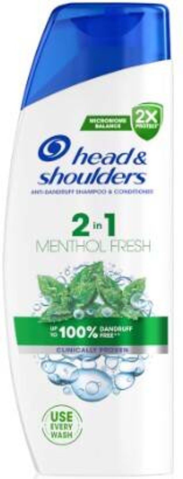 Head&Shoulders Fresh Menthol 300ml. Doos van 6 stuks. Stuksprijs: €2,85