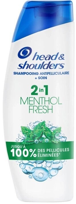 Head & Shoulders Shampoo Menthol Fresh - 300 ml. Doos van 6 stuks. Stuksprijs: €2,90