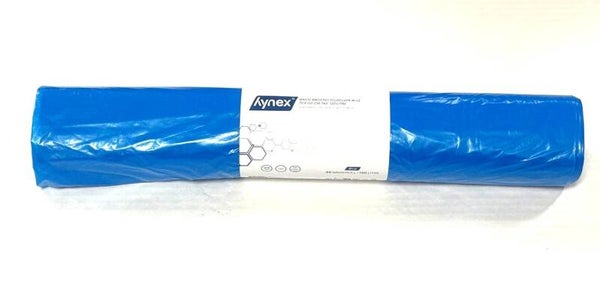 Hynex Afvalzak Gerecycled LDPE Blauw 70x110cm T40 120 Liter. Doos van 10 stuks. Stuksprijs: €2,31