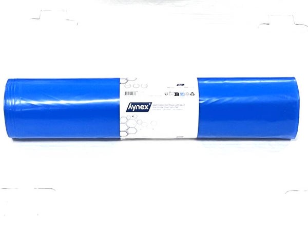 Hynex Gerecyclede LDPE Afvalzak 120L – Ultra Sterk T100 – 70x110cm – Blauw. Stuksprijs: €2,94