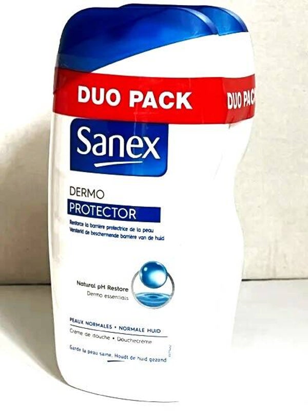 Sanex DUO PACK Dermo Protector Douchegel 500 ml. Doos van 12 stuks