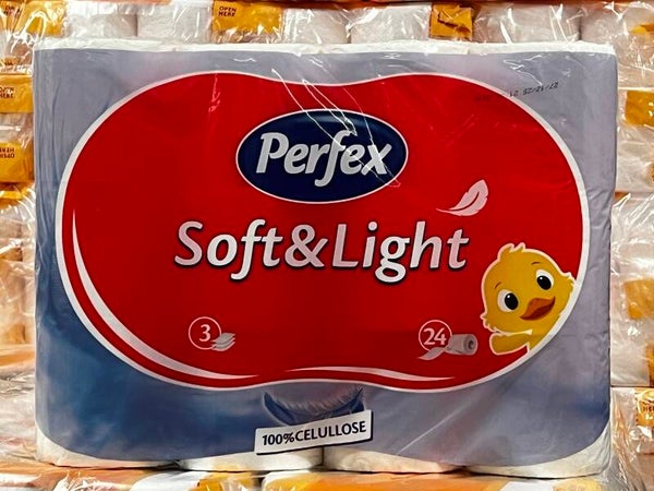 Perfex Soft & Light Toiletpapier – 3-laags (24 rollen) Stuksprijs: Nu € 4,50