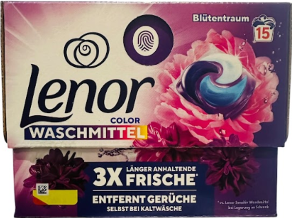 Lenor All-in-1 Color Pods Bloemendroom – 15 Wasbeurten – 294 g