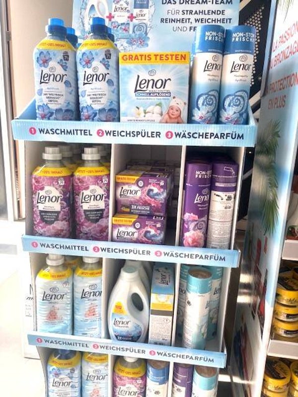 Lenor Mixdisplay Pods, Vloeibaar Wasmiddel, Wasparfum & Waspoeder
