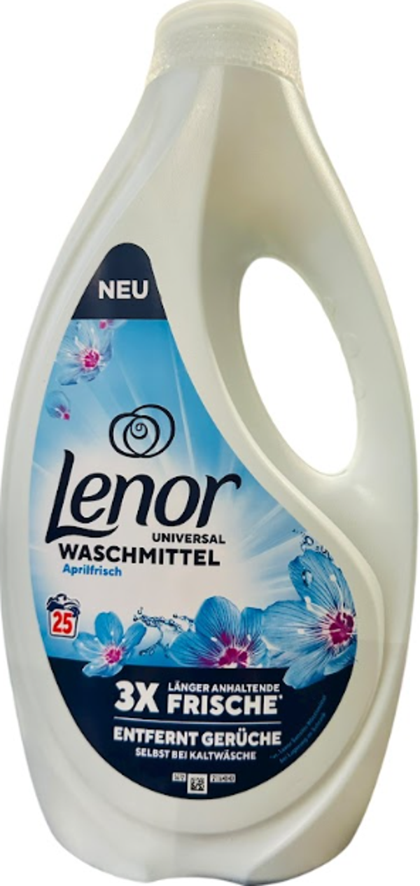 Lenor Vloeibaar Wasmiddel Aprilfrisch – 1125 ml – 25 Wasbeurten, Stuksprijs: €5,37
