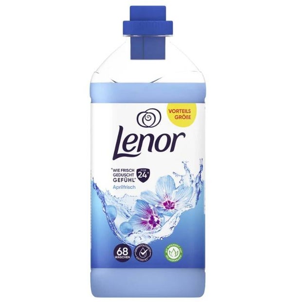 Lenor Wasverzachter April fresh 68 wasbeurten - L 1,7   Doos van 6 stuks  Stuksprijs: €4,80
