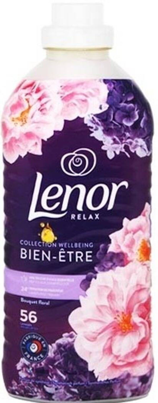 Lenor Wasverzachter Bloemenboeket 56 Wasbeurten. 1176ml/ Doos van 8 stuks. Stuksprijs: €3,45