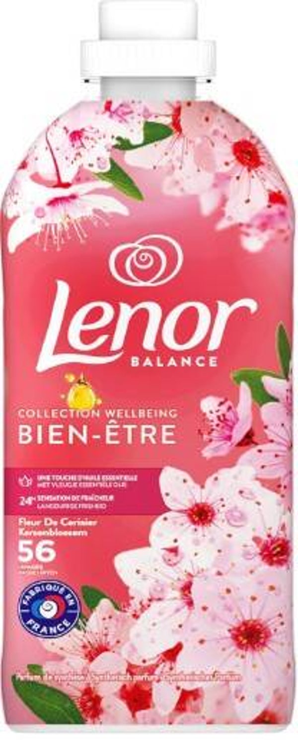 Lenor Wasverzachter Kersenbloesem 40 Wasbeurten. Doos van 12 stuks. Stuksprijs: €2,52